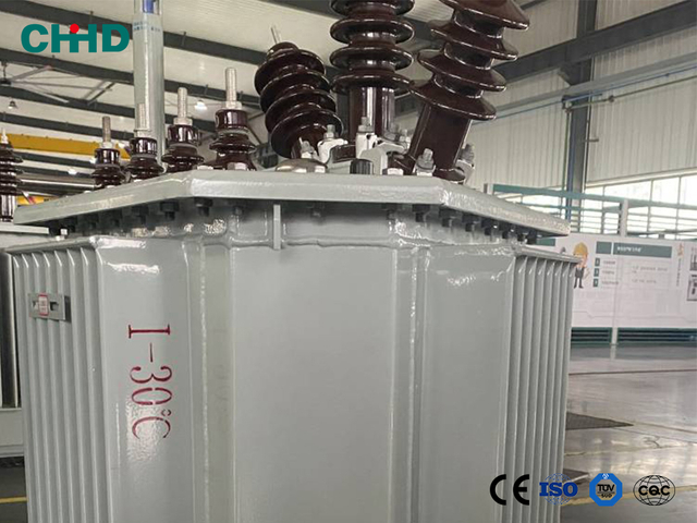 Triangular Three-Dimensional Wound Core Oil-Immersed Transformer