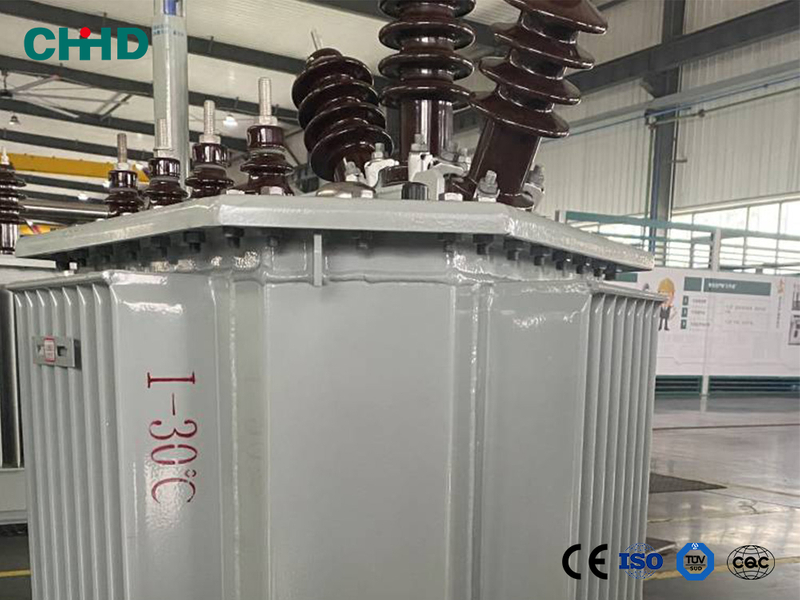 Triangular Three-Dimensional Wound Core Oil-Immersed Transformer