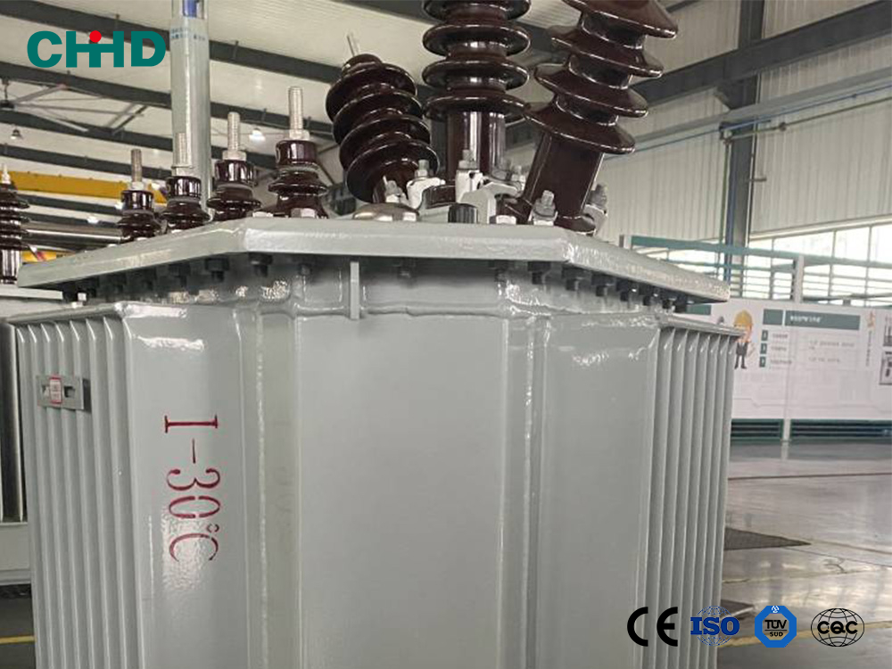 Triangular Three-Dimensional Wound Core Oil-Immersed Transformer
