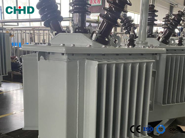 Triangular Three-Dimensional Wound Core Oil-Immersed Transformer