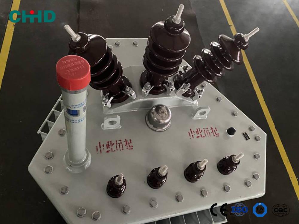 Triangular Three-Dimensional Wound Core Oil-Immersed Transformer
